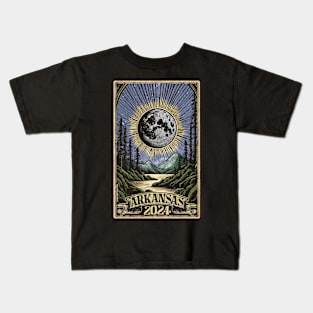 Arkansas Solar Eclipse Kids T-Shirt